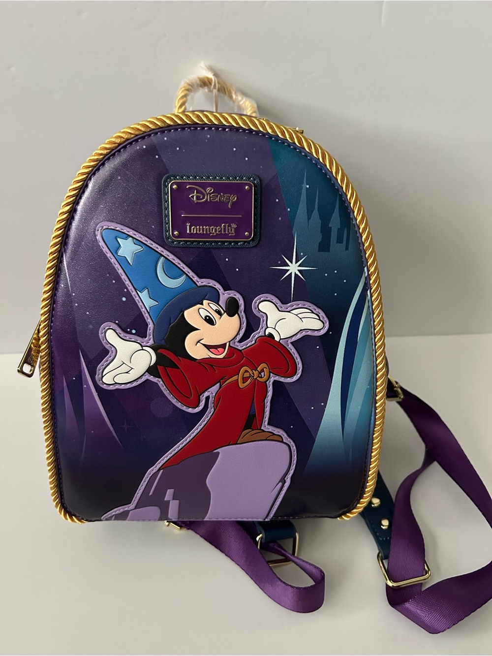 Loungefly Disney d23 sorcerer Mickey mini backpack nwt